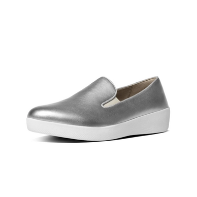 Sneaker FitFlop Superskate Leather Silver