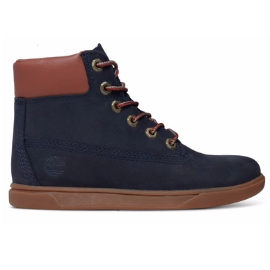 Timberland Groveton 6 inch Lace Side Zip Youth Navy Tan
