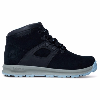 Timberland GT Scramble Mid Leather Youth Black Silk Suede
