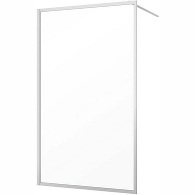 Douchewand Sealskin Contour Inloop A3 Geborsteld RVS 88 cm