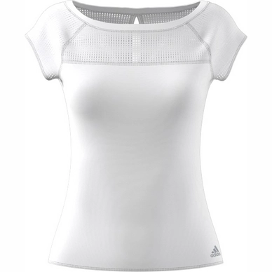 Tennisshirt Adidas Advantage Tee White Damen