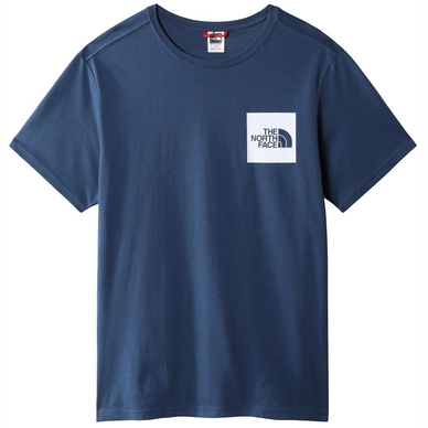 T-Shirt The North Face Men S/S Fine Tee Shady Blue-TNF White