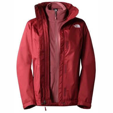 Jas The North Face Women Evolve II Triclimate Jacket Cordovan-Wild Ginger