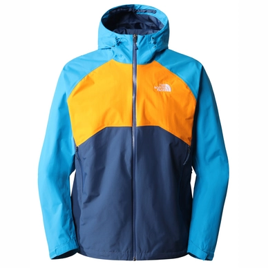 Veste The North Face Men Stratos Jacket Shady Blue-Cone Orange-Acoustic Blue