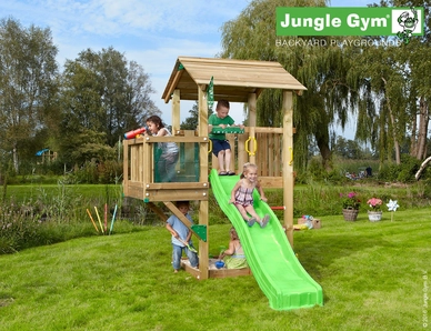 Speelset Jungle Gym Jungle Casa + Balcony Groen