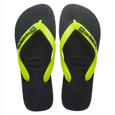 Tongs Havaianas Kids Brasil Logo New Graphite