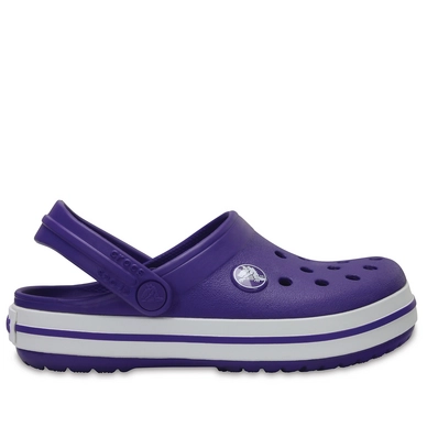 Clogs Crocs Crocband Clog Ultraviolet/Weiß Kinder