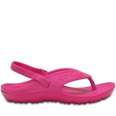Slipper Crocs Hilo Flip Kids Neon Magenta