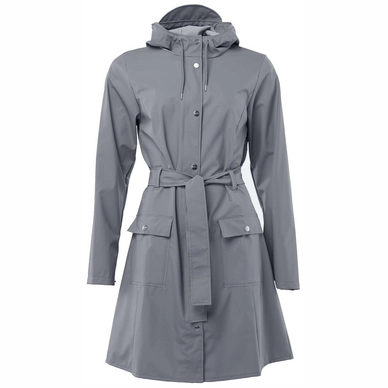 Raincoat RAINS Curve Jacket Charcoal