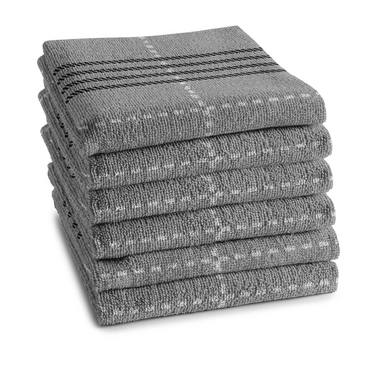 Kitchen Towel DDDDD Morvan Grey (set of 6)