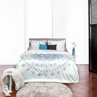Dekbedovertrek Heckett & Lane Refined Indochine Blauw Satijn