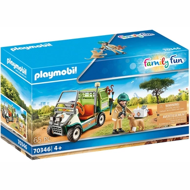 Playmobil Family Fun Tierpfleger mit Fahrzeug 70346