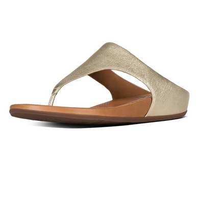 FitFlop Banda Leather Pale Gold