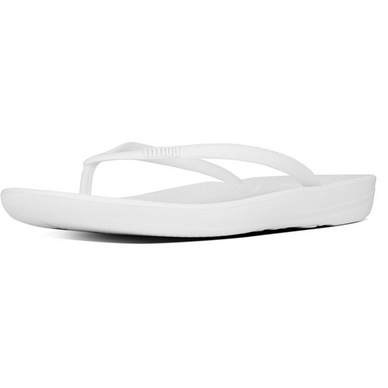 FitFlop Women Iqushion Ergonomic Flip-Flops TPU Urban White