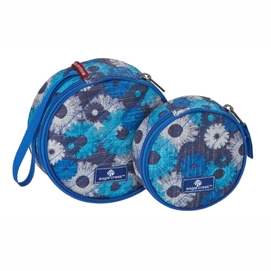 Organiser Eagle Creek Pack-It Original Quilted Circlet Set Daisy Chain Blau