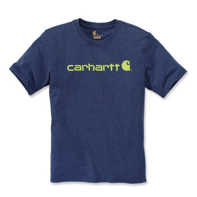 T-Shirt Carhartt Men Core Logo S/S Deep Blue Indigo