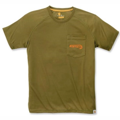 T-Shirt Carhartt Men Fishing S/S Fir Green