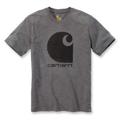 T-Shirt Carhartt Men Workwear C-Logo Graphic S/S Granite Heather