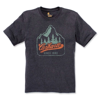 T-Shirt Carhartt Men Patch Logo S/S Carbon Heather