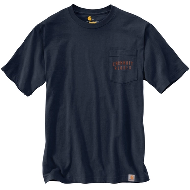 T-Shirt Carhartt Men Workwear Back S/S Graphic Navy
