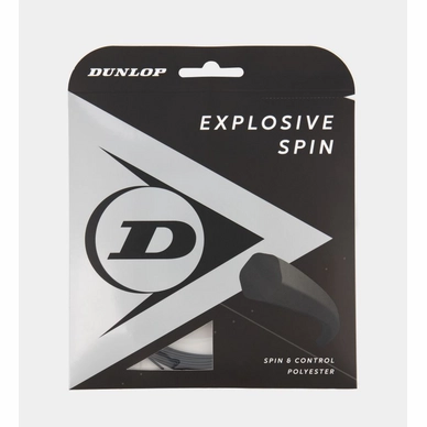 Tennissnaar Dunlop Explosive Spin 16G Black 1.30mm/12m