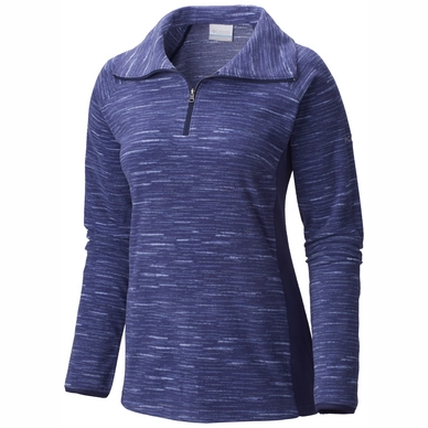 Skipully Columbia Glacial Fleece III Print 1/2 Zip Women's Nightshade Strata