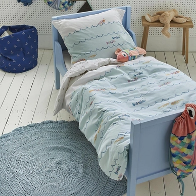 Parure de Lit Covers & Co Fishy Multi Coton