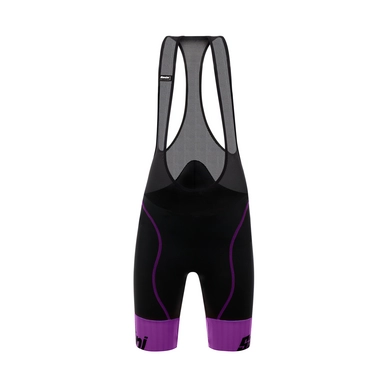 Fietsbroek Santini Women Wave Bib Shorts C3W Padding Purple