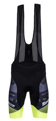 Fietsbroek Santini Interactive Bib-Shorts Mig Pad Yellow