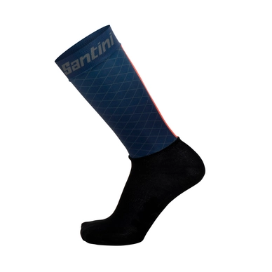 Fietssokken Santini Men Redux Low-Profile Aero Nautica Blue