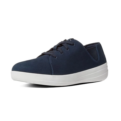 FitFlop F-Sporty Lace-Up Sneaker Textile Supernavy