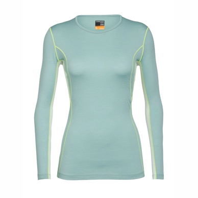 Longsleeve Icebreaker 200 Oasis Deluxe LS Crewe Hydro Damen