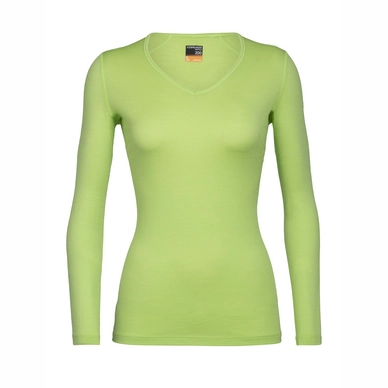 Longsleeve Icebreaker Women 200 Oasis LS V Aloe