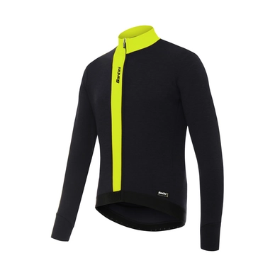 Fietsshirt Santini Men Origine Winter Flashy Yellow