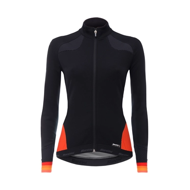 Fietsjack Santini Women Coral 2.0 Windstopper Jacket Orange