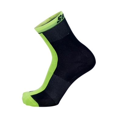 Fietssokken Santini Men Origine Medium Profile Winter Flashy Yellow