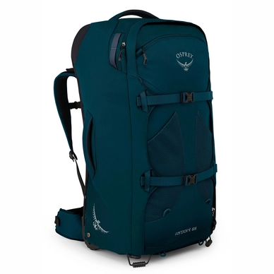Reisekoffer Osprey Farpoint Wheels 65 Petrol Blue Herren Outdoorsupply
