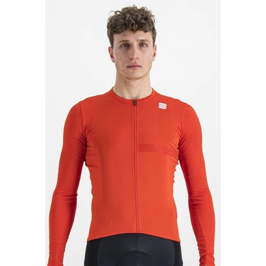Maillot de Cyclisme Sportful Men Matchy Long Sleeve Jersey Chili Red