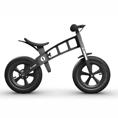 Loopfiets FirstBike Limited Edition Black With Brake