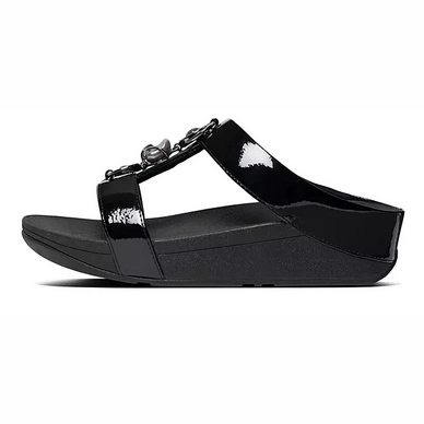 Sandale Fit Flop Fino Embellished All Black Damen