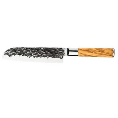 Santoku Knife Forged Olive 18 cm
