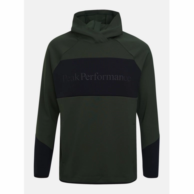 Pullover Peak Performance Prem Hooded Drift Green Herren