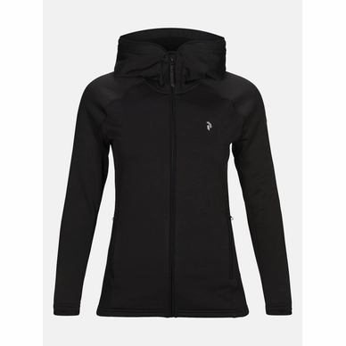 Hoodie Peak Performance Women Chill Light Hooded Jacket Black