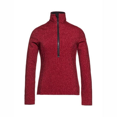 Ski Sweatshirt Goldbergh Women Sparkle Ruby Red