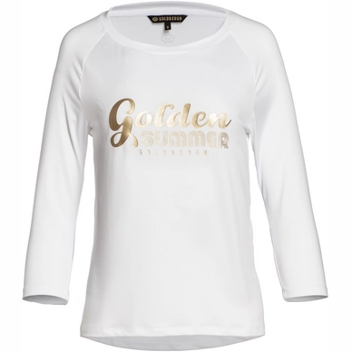 T-Shirt Goldbergh Femmes Nova 3/4 White