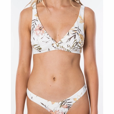 Bikinihose Rip Curl Playa Blanca Ruched Skimpy Revo White Damen