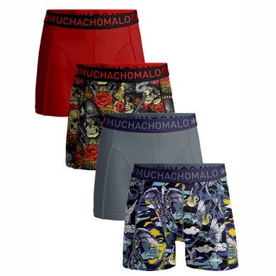 Boxershort Muchachomalo Men shorts Price Guns N Roses Print/Print/Grey/Red (4-pack)