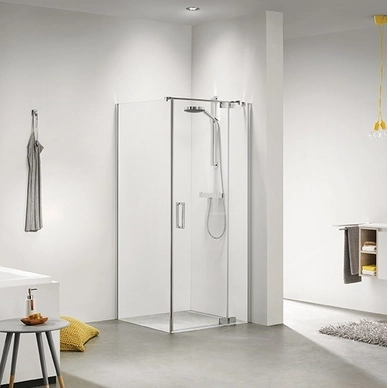 Swingdeur + Zijwand Links Sealskin Get Wet Custom 90 cm