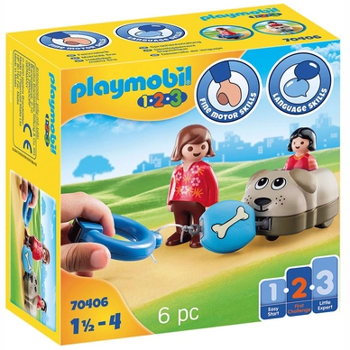 Playmobil 1.2.3. Hundezug 70406