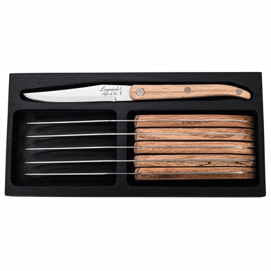 Laguiole Style de Vie Coltello da bistecca, Luxury Line, 6 | FindTheDeal